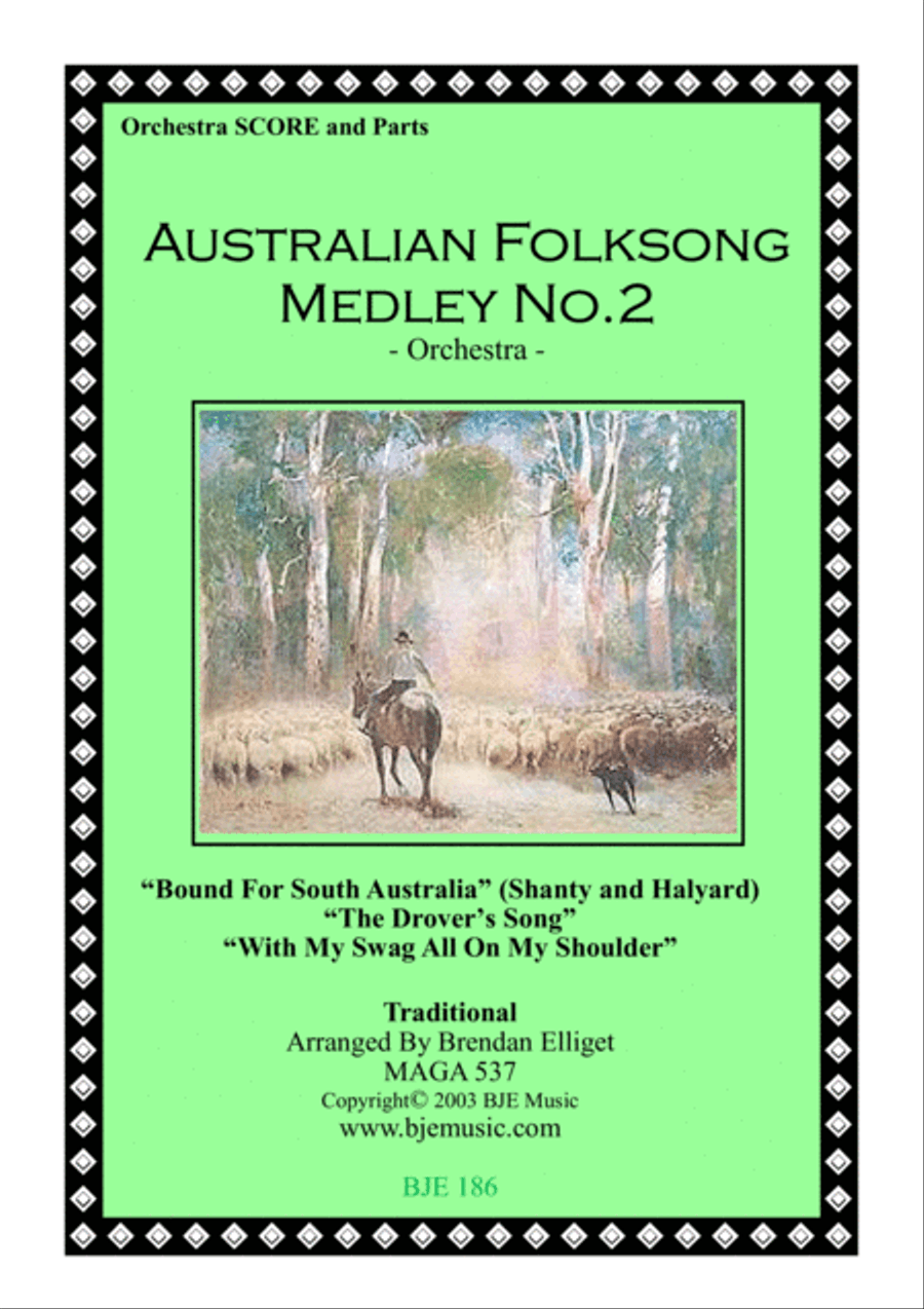 Australian Folksong Medley No. 2 - Orchestra Full Orchestra scores gallery preview page 1