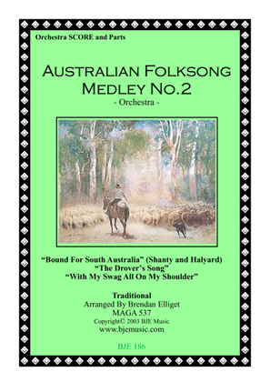 Book cover for Australian Folksong Medley No. 2 - Orchestra