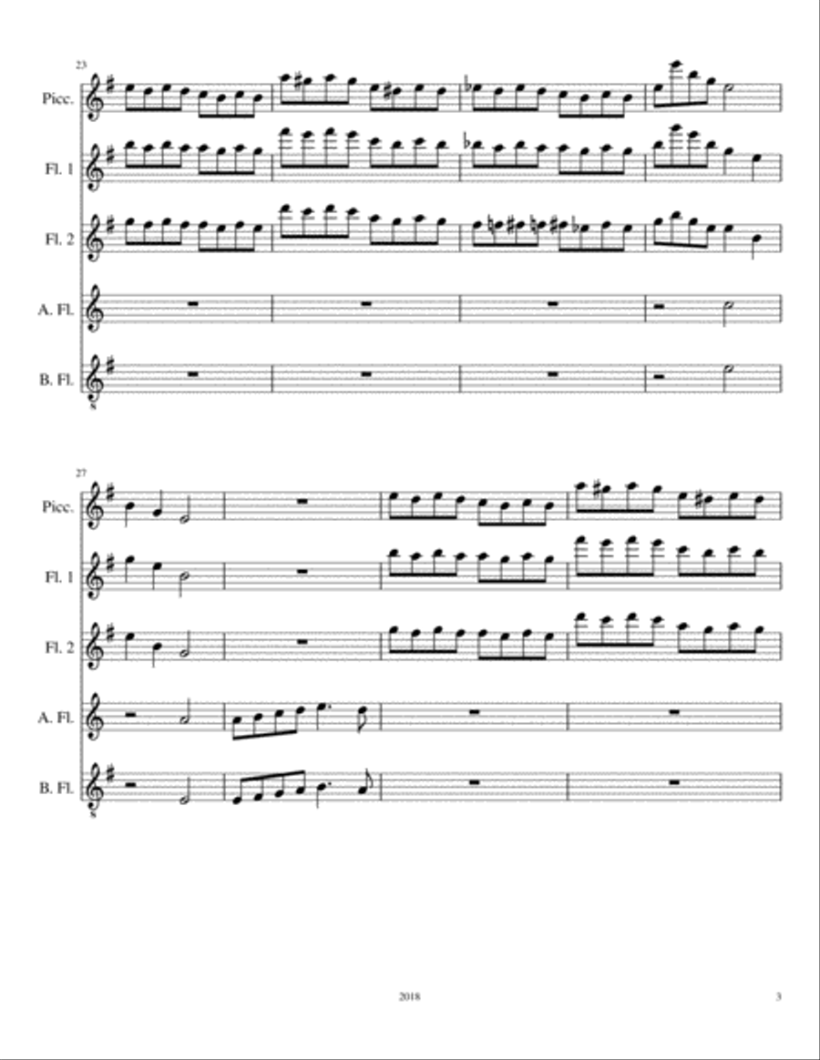 Dead of Winter Woodwind Ensemble scores gallery preview page 3