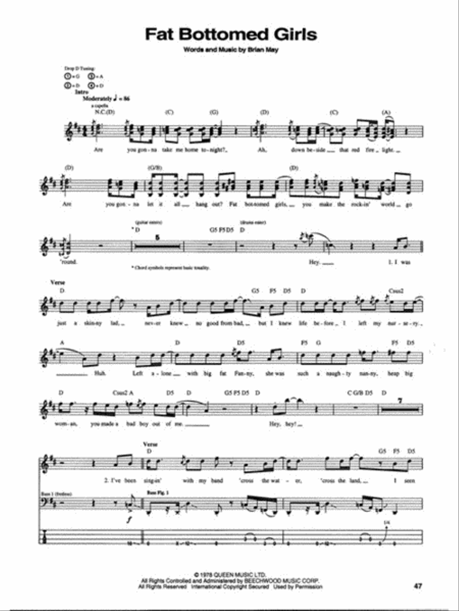 Rock Bass Bible Bass Guitar Tablature scores gallery preview page 4