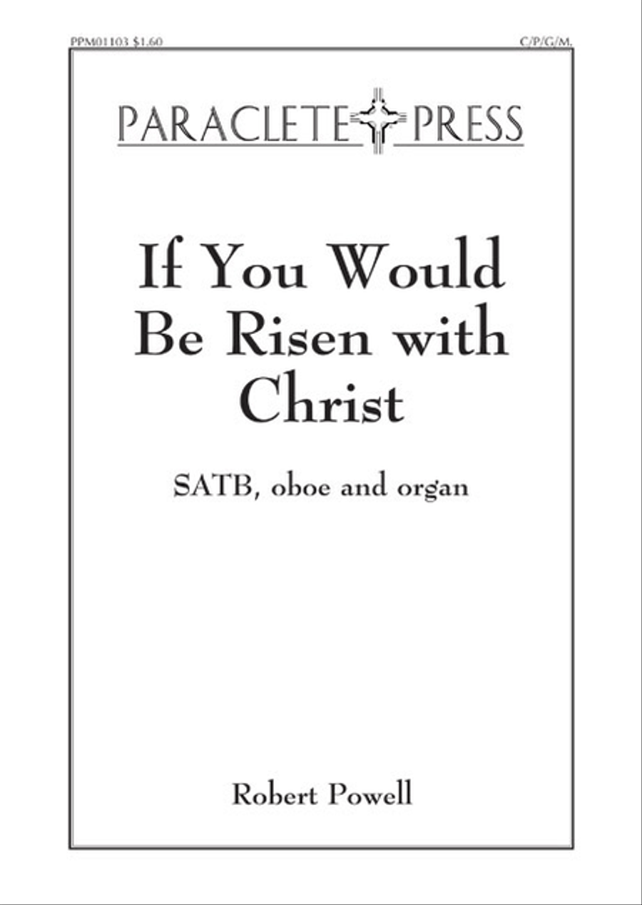 If You Would be Risen with Christ 4-Part scores gallery preview page 1