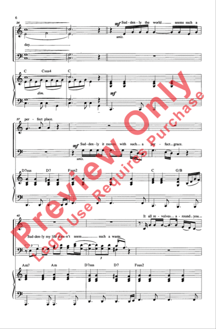 Come What May Come What May 4-Part scores gallery preview page 6