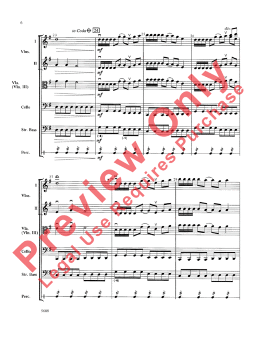 Ridin' the Rails String Orchestra scores gallery preview page 7