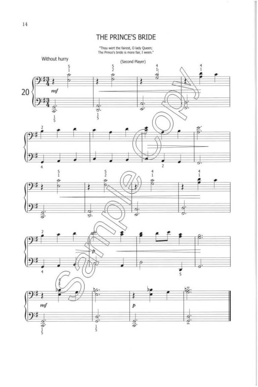 Snow White Piano Solo scores gallery preview page 2