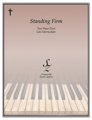 Book cover for Standing Firm (2 piano duet)