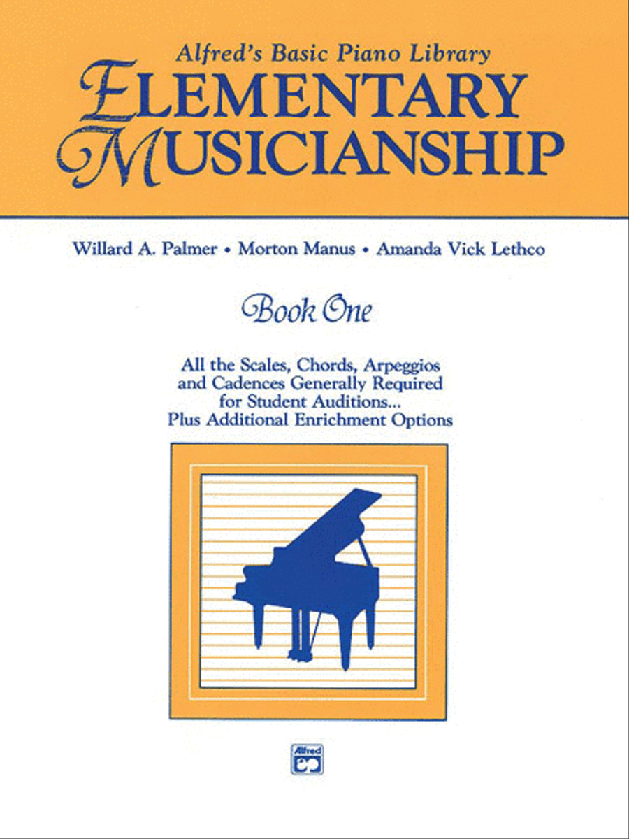 Alfred's Basic Piano Library Musicianship Book, Book 1 Piano Method scores gallery preview page 1