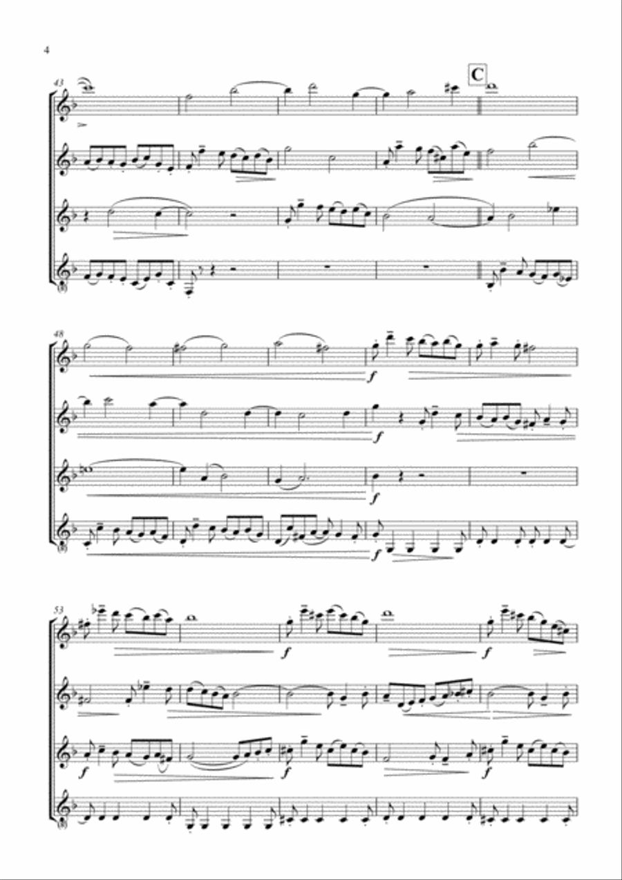 Toccata Toccata Woodwind Quartet scores gallery preview page 4
