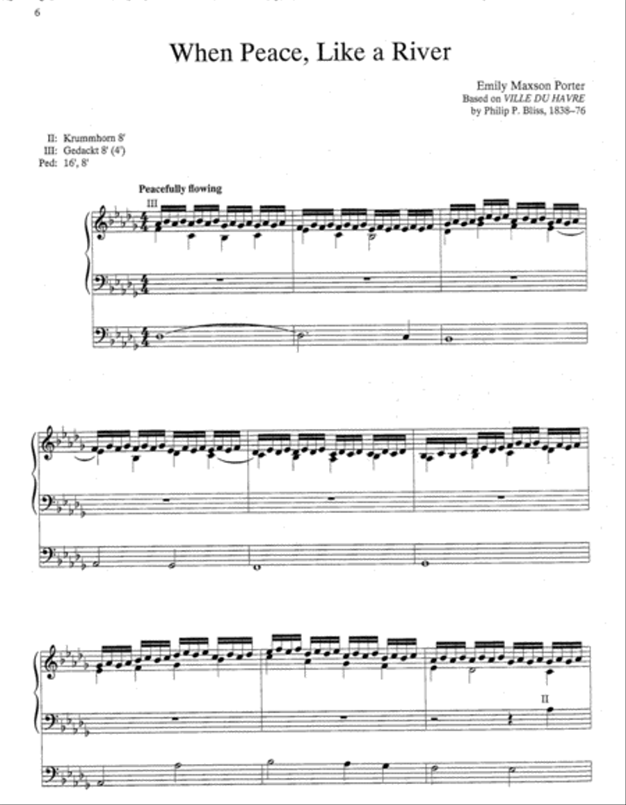 Three Quiet Hymn Settings Organ scores gallery preview page 3