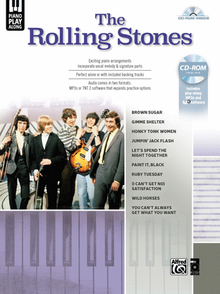 Book cover for The Rolling Stones Piano Play-Along