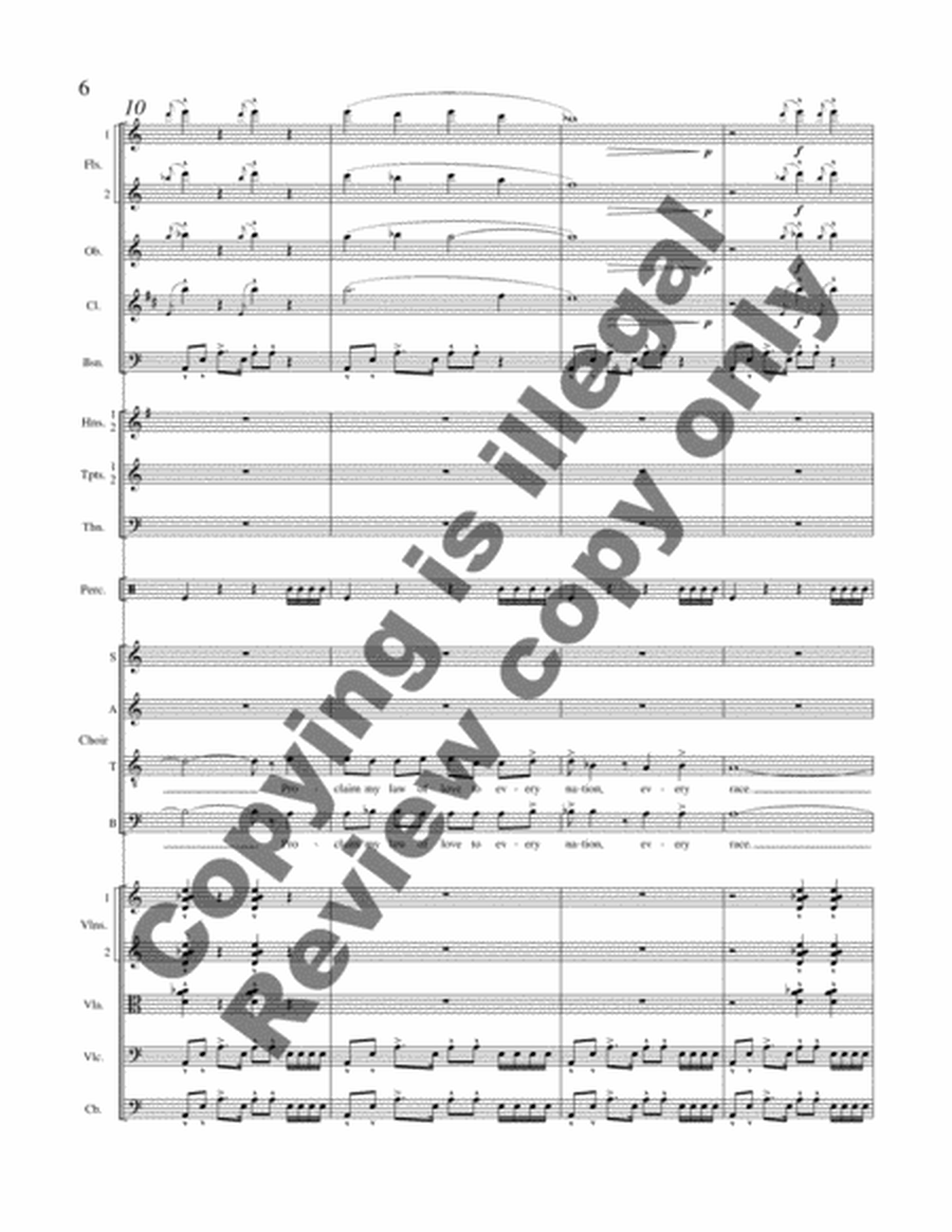 Tell the Earth to Shake (SATB Orchestral Score)