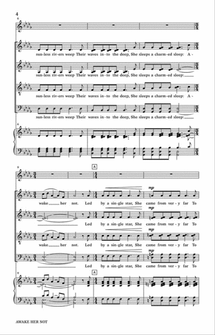 Awake Her Not Divisi scores gallery preview page 3