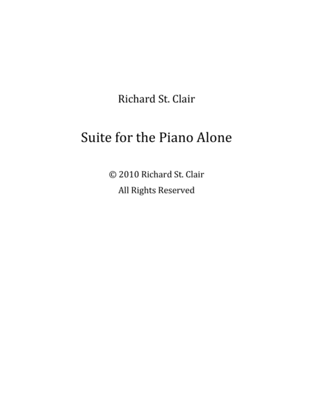 Suite for the Piano Alone image number null