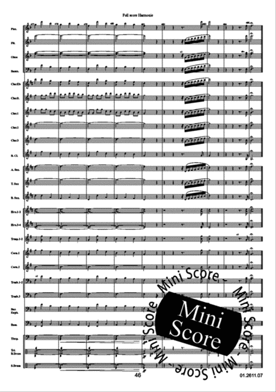 La Gazza Ladra La Gazza Ladra Concert Band scores gallery preview page 50