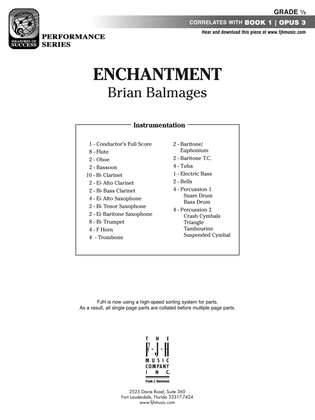 Book cover for Enchantment: Score