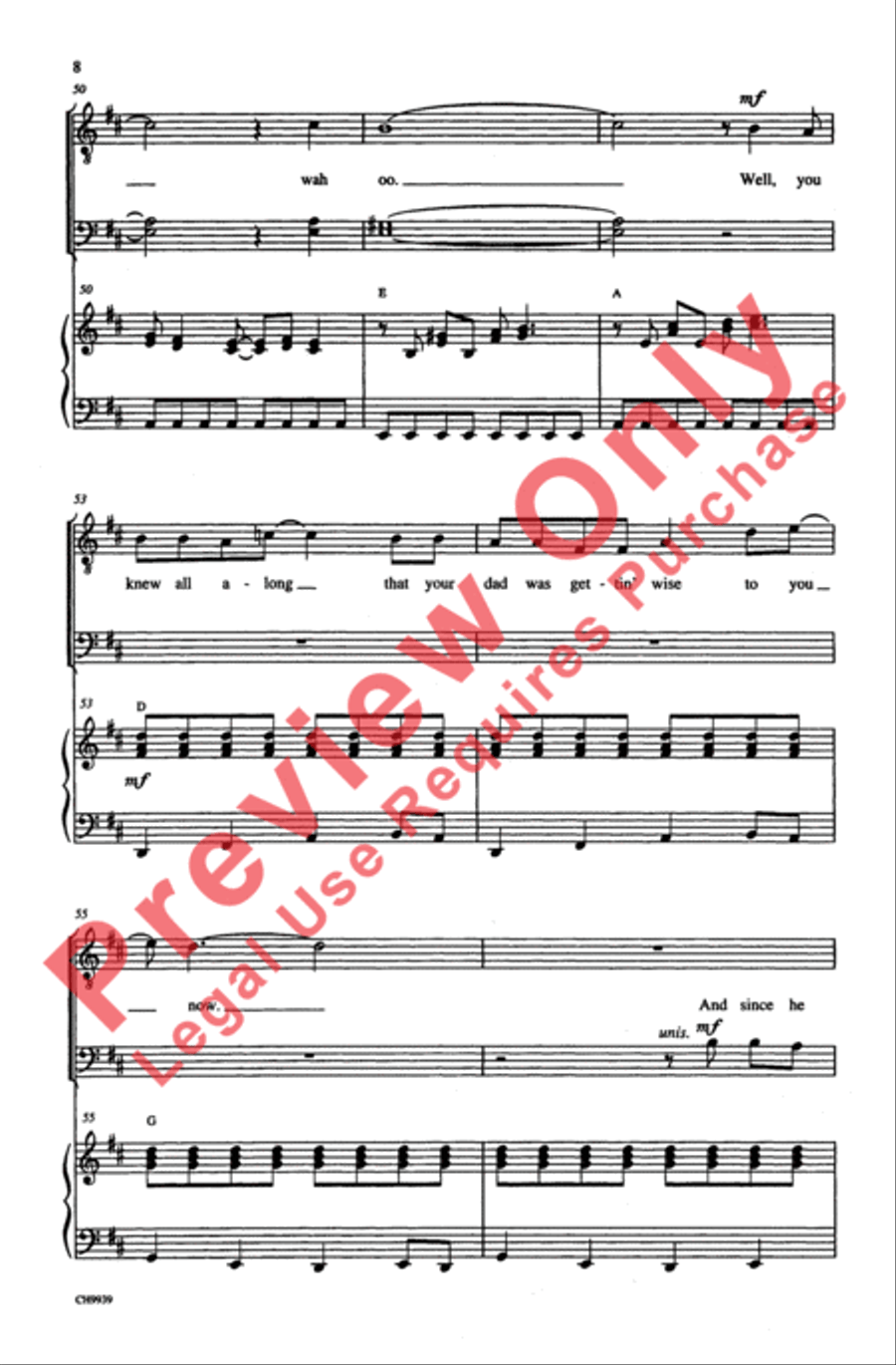 Fun, Fun, Fun Men's Choir scores gallery preview page 8
