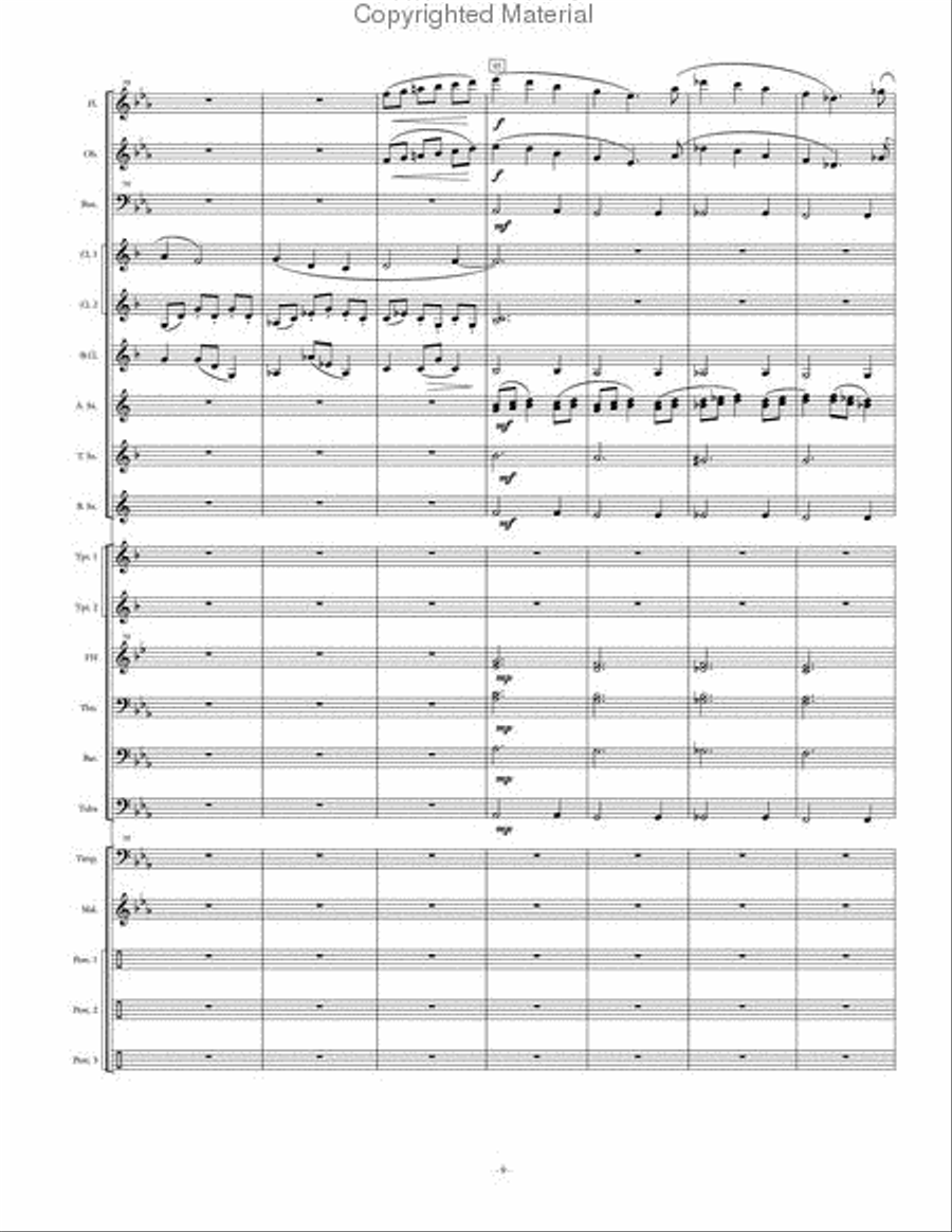 Monuments Monuments Concert Band scores gallery preview page 10