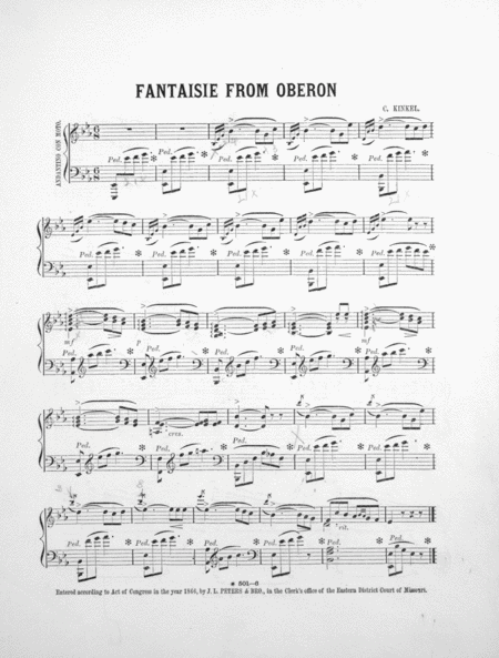 Mermaids' Song from Oberon Transcription