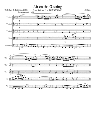Air on the G-String (BWV 1068)