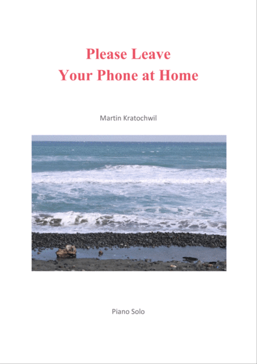Please Leave Your Phone at Home Piano Solo scores gallery preview page 1