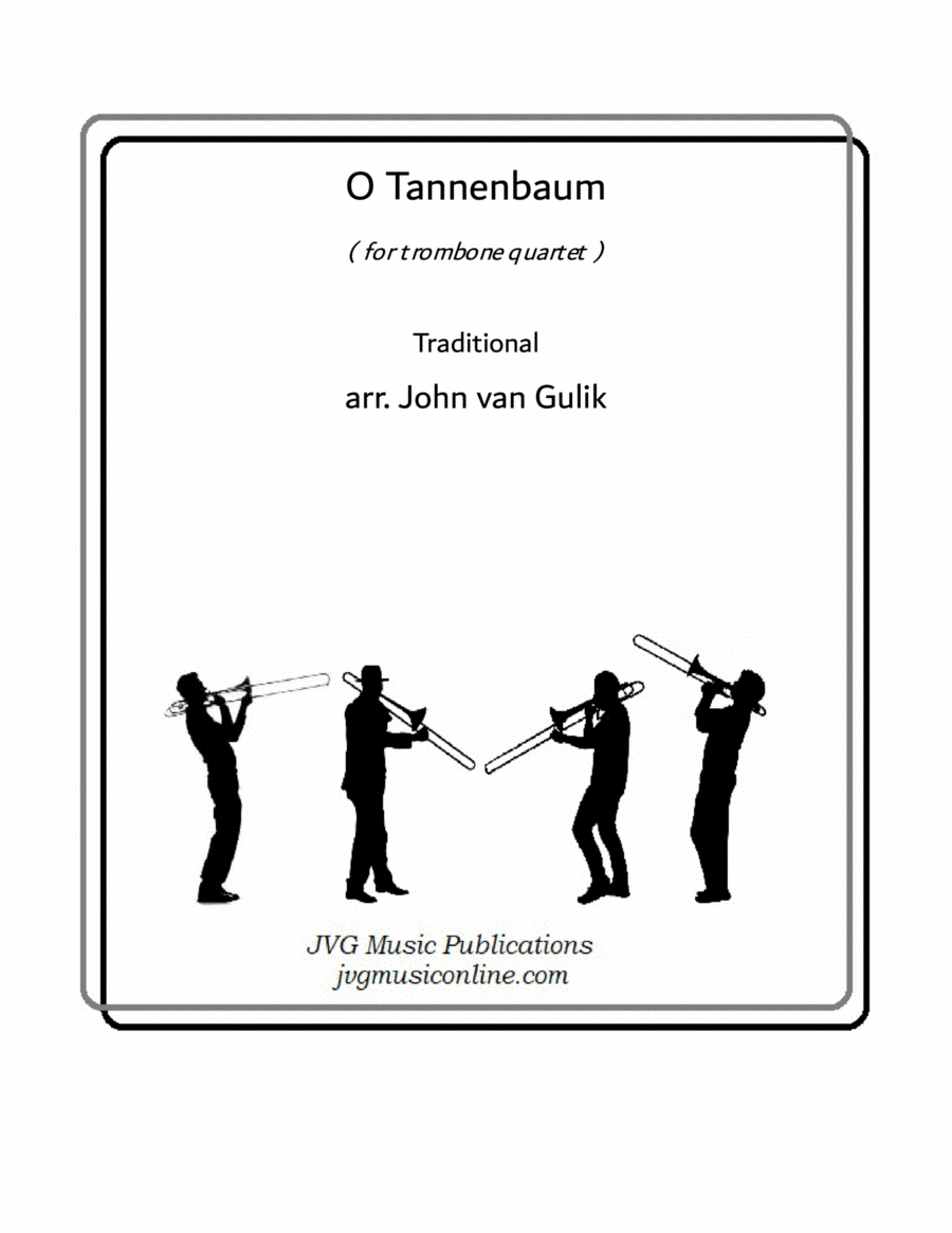 O Tannenbaum - Trombone Quartet Trombone Quartet scores gallery preview page 1