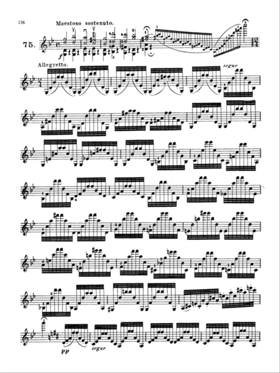 Mazas: 75 Progressive and Melodious Studies, Op. 36 Part scores gallery preview page 1