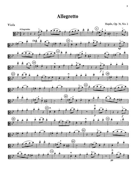 Haydn String Quartets: Viola