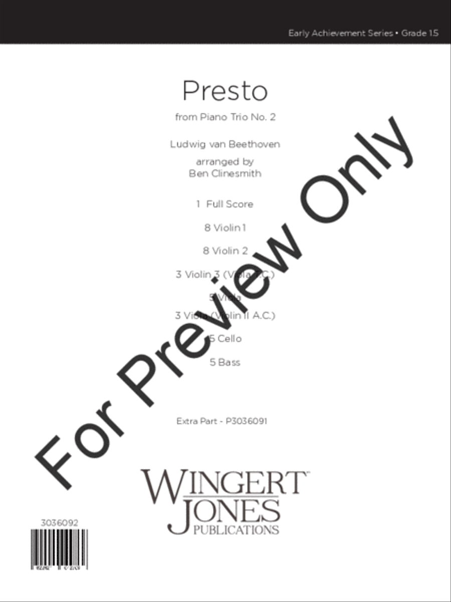 Presto String Orchestra scores gallery preview page 2
