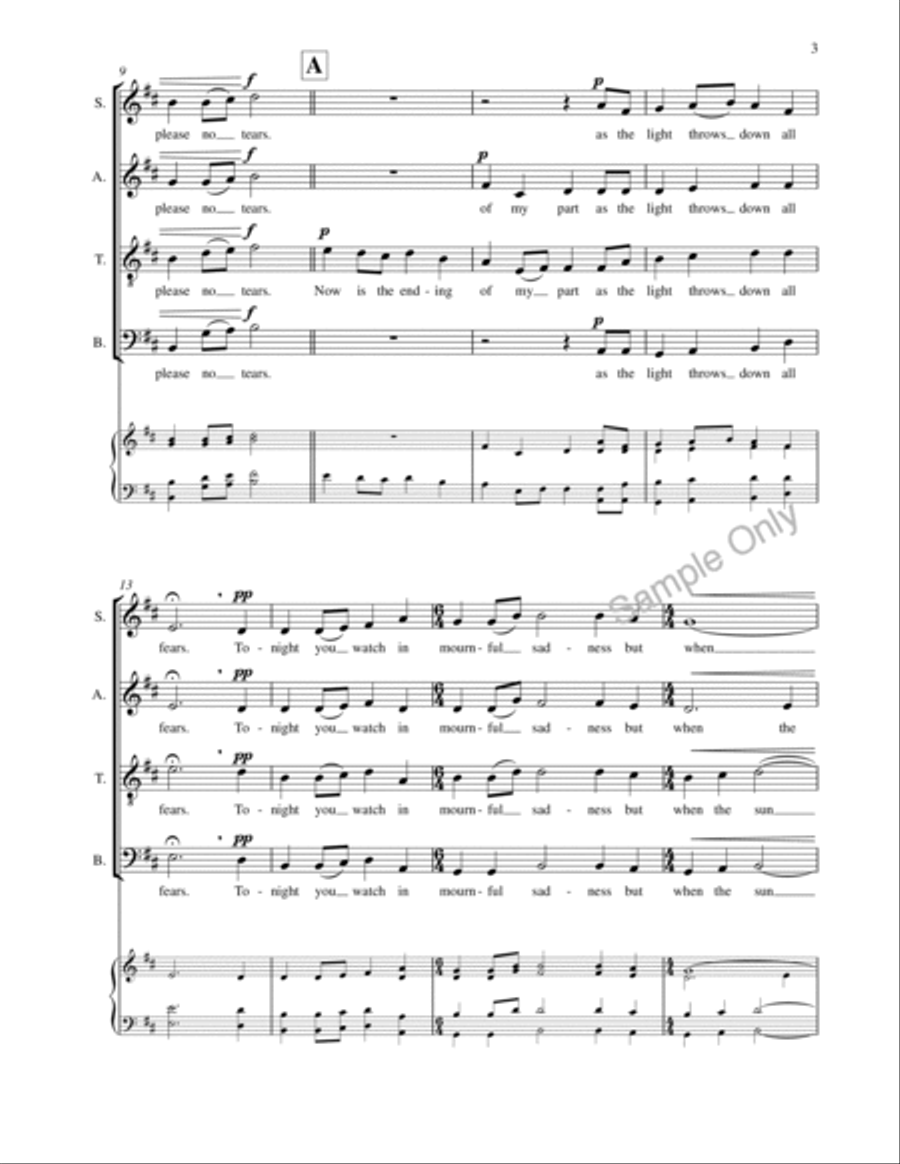 When Dawn Shines When Dawn Shines 4-Part scores gallery preview page 3