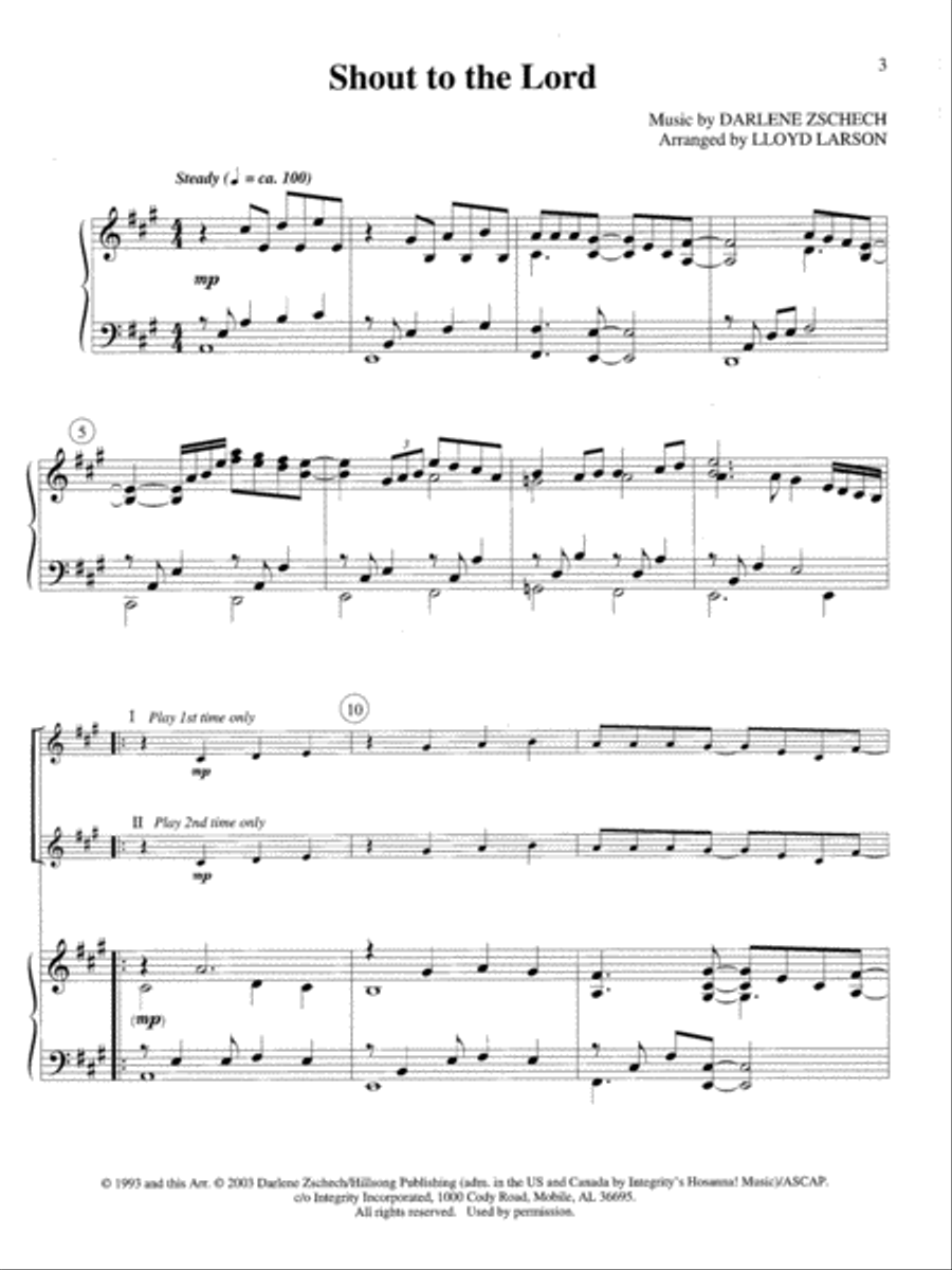 Contemporary Praise II Piano scores gallery preview page 2