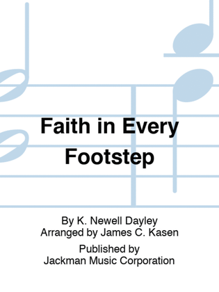 Book cover for Faith in Every Footstep