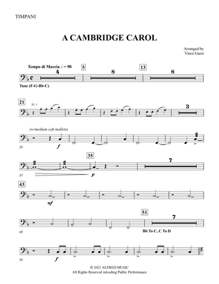 A Cambridge Carol: Timpani