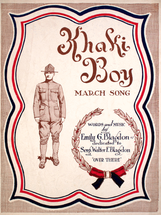 Book cover for Khaki Boy. March Song