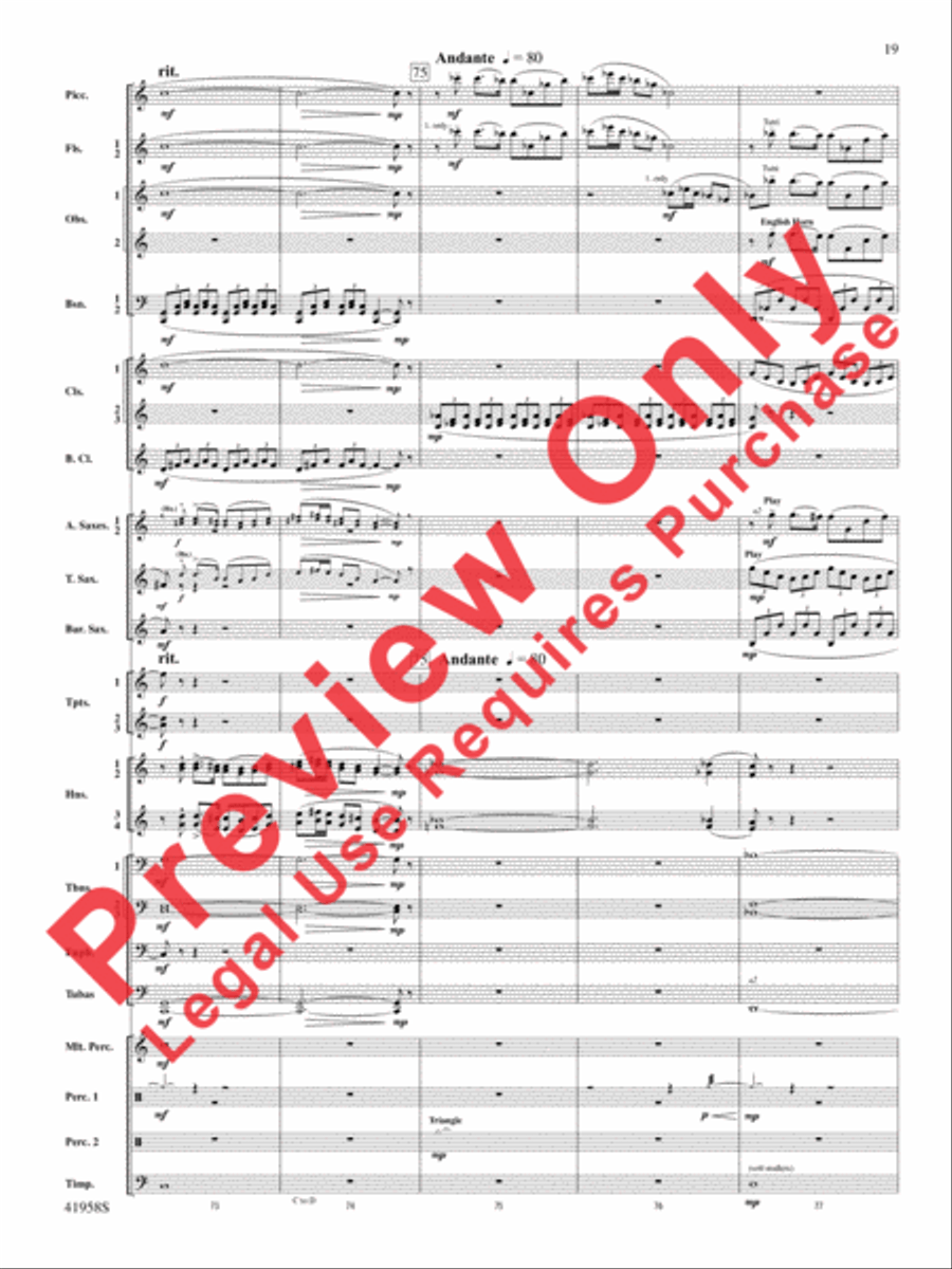 God's Country Concert Band scores gallery preview page 39