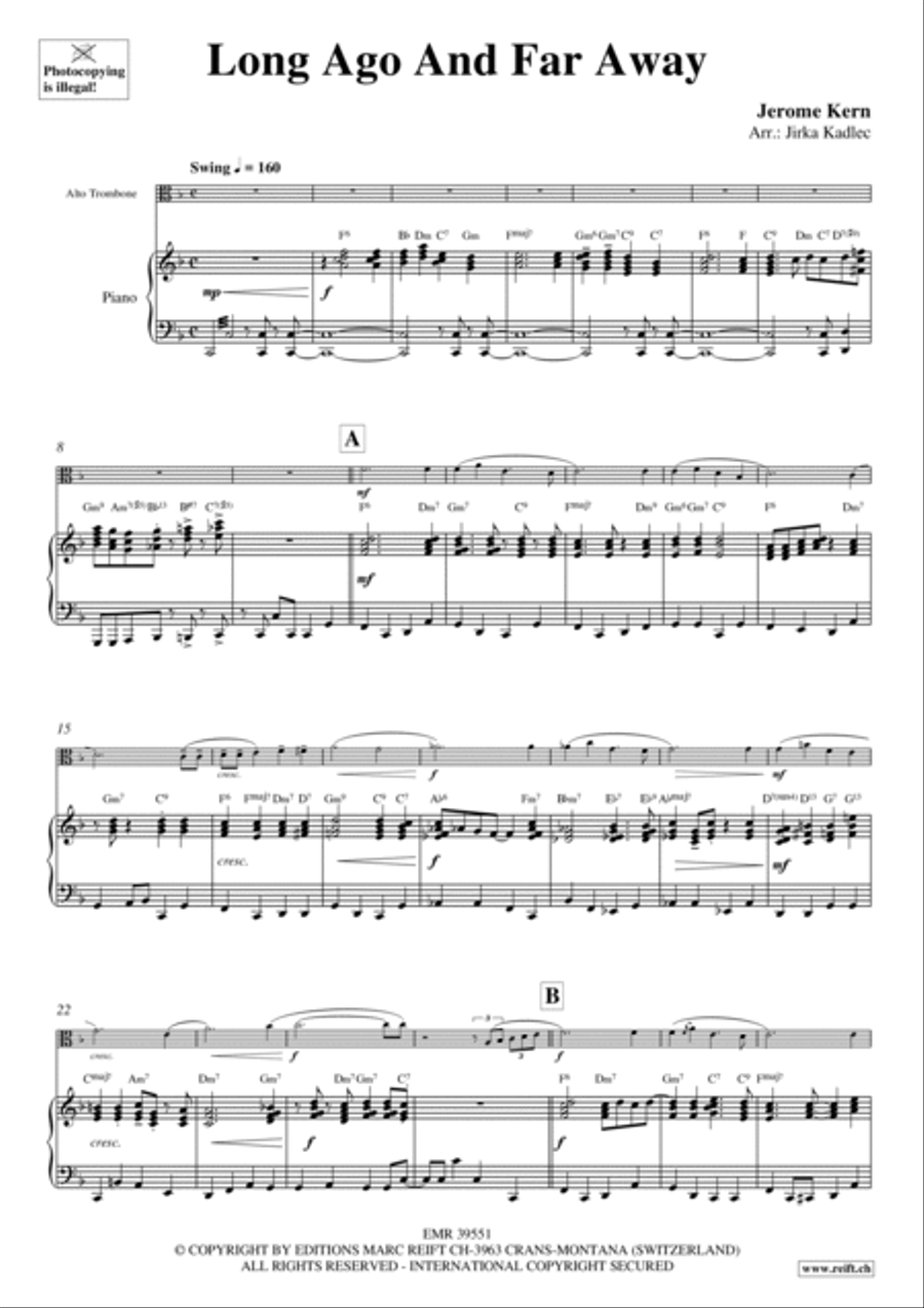 Long Ago And Far Away Piano Accompaniment scores gallery preview page 3