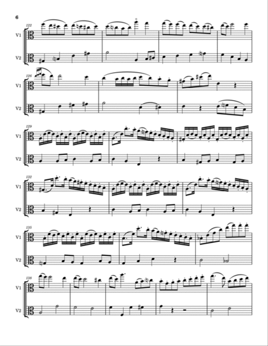 Cello Sonata Op. 43 No. 2 String Duet scores gallery preview page 6