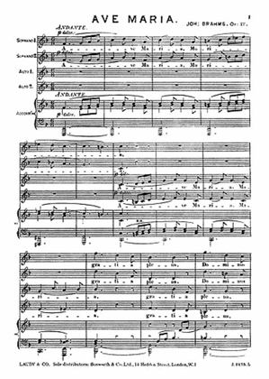 Ave Maria Op.12