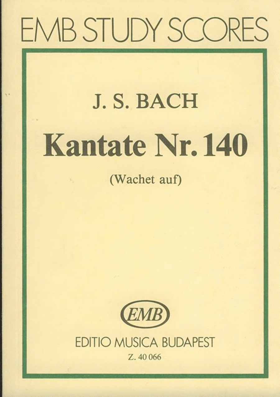 Kantate Nr. 140 Kantate Nr. 140 Study Score scores gallery preview page 1