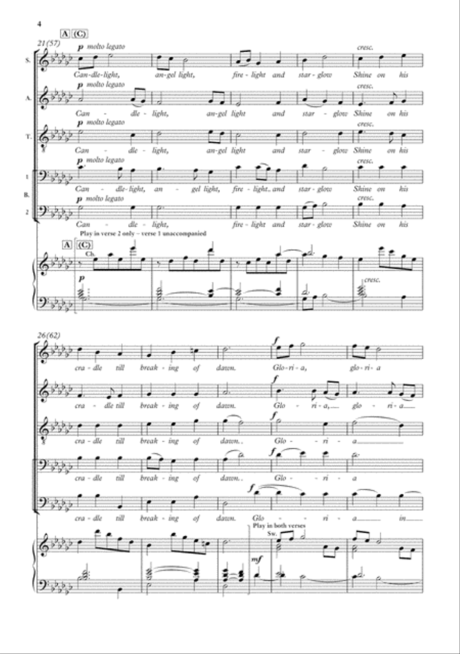 Candlelight Carol Choir scores gallery preview page 4