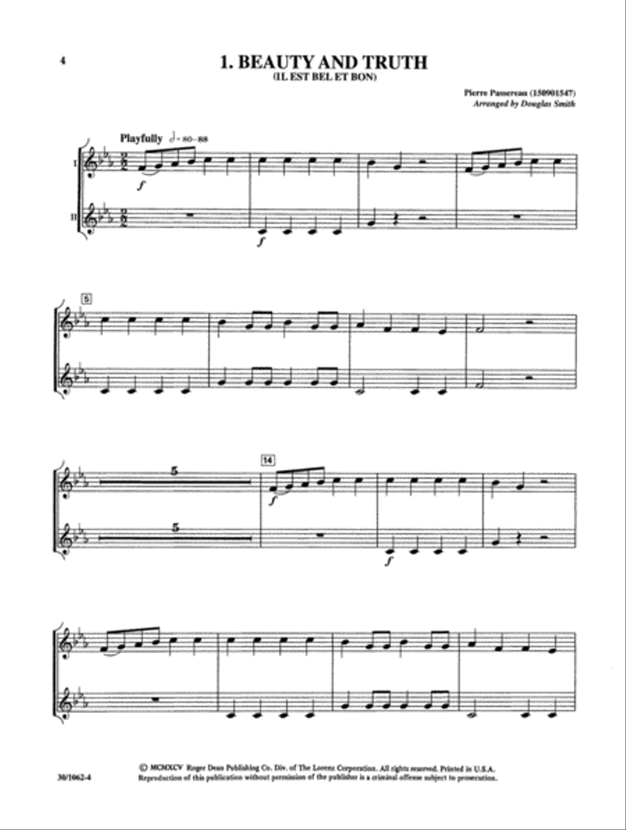 Classics for Trumpet and Keyboard - Trumpet Part Trumpet scores gallery preview page 5