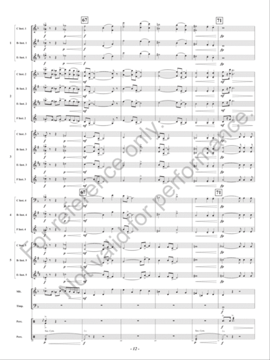 Hero Concert Band scores gallery preview page 15