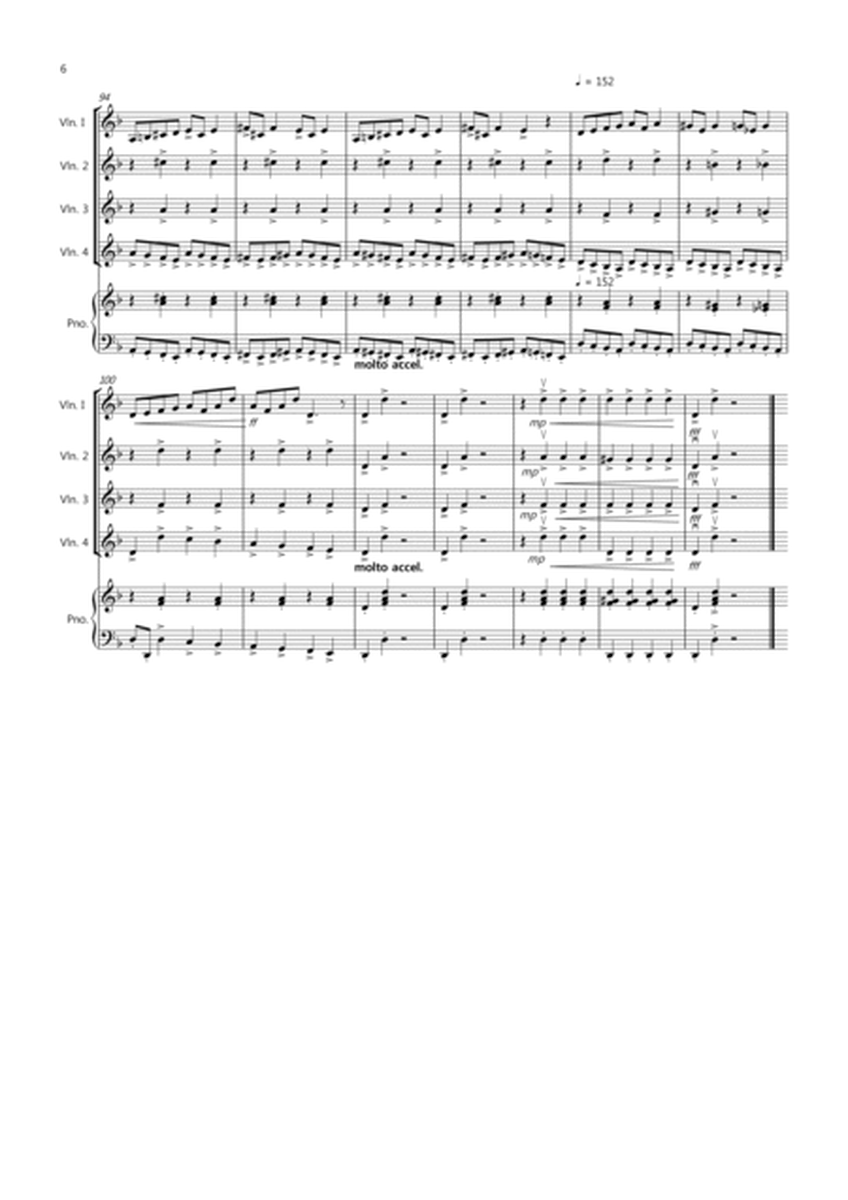 2 Classical Favourites for Violin Quartet (volume one) image number null