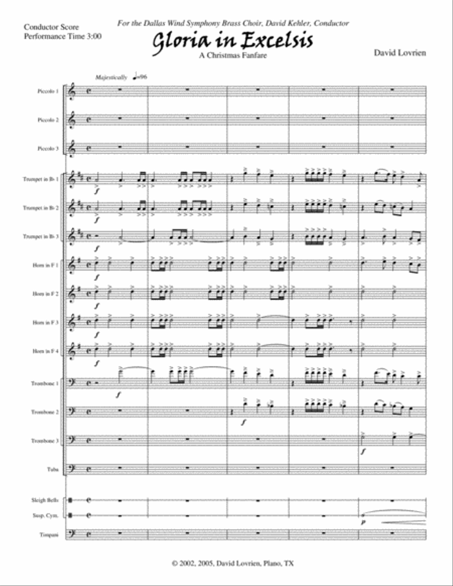 Gloria In Excelsis Brass Ensemble scores gallery preview page 4