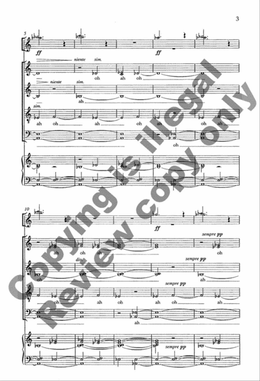 <br>Sheet music extract