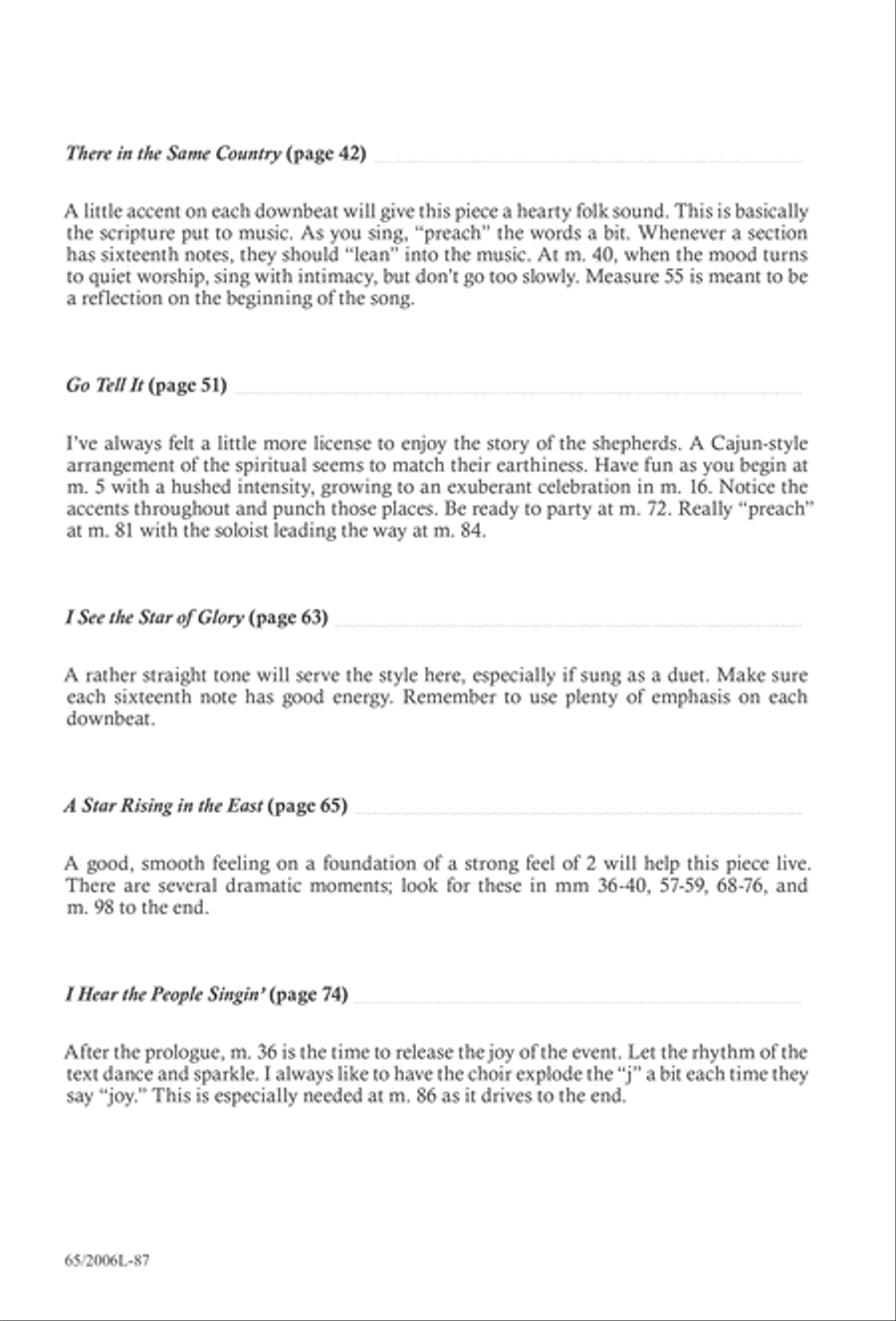 I Hear the Prophet Callin' 3-Part scores gallery preview page 88