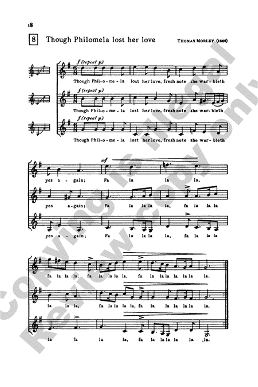 Invitation to Madrigals, Book 3 SSA scores gallery preview page 33