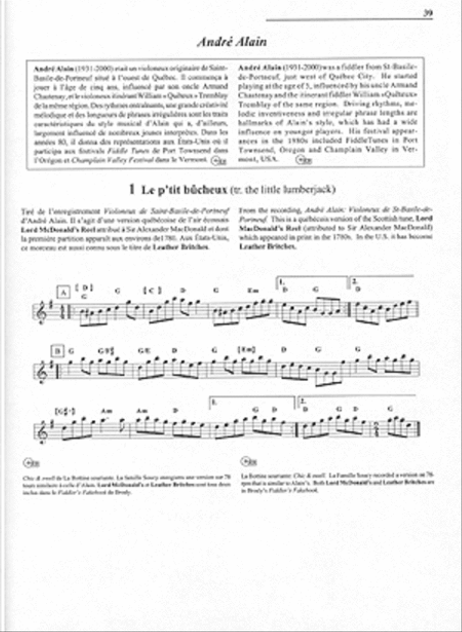 Danse ce soir - Fiddle and Accordion Music of Quebec (Book Only) Violin scores gallery preview page 5
