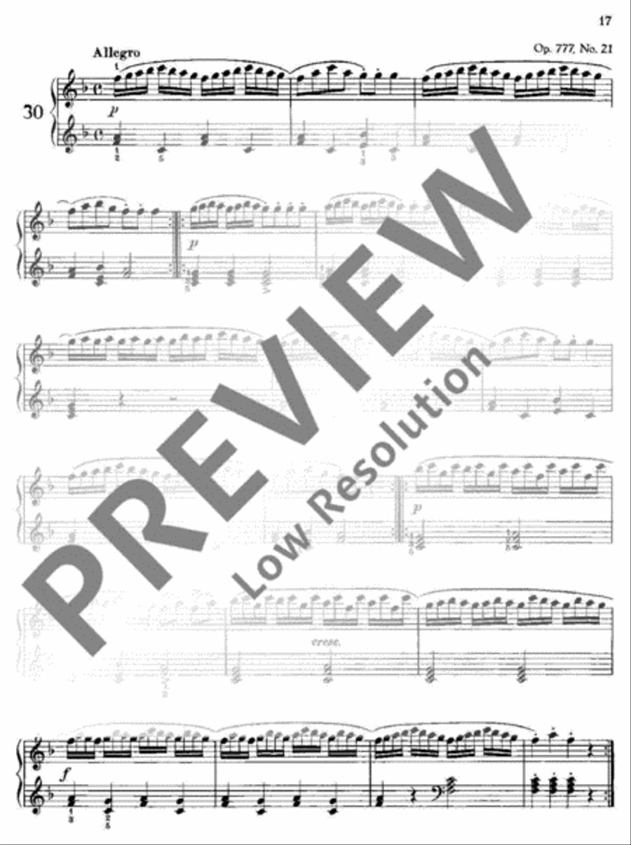 The practical Czerny The practical Czerny Piano Solo scores gallery preview page 18
