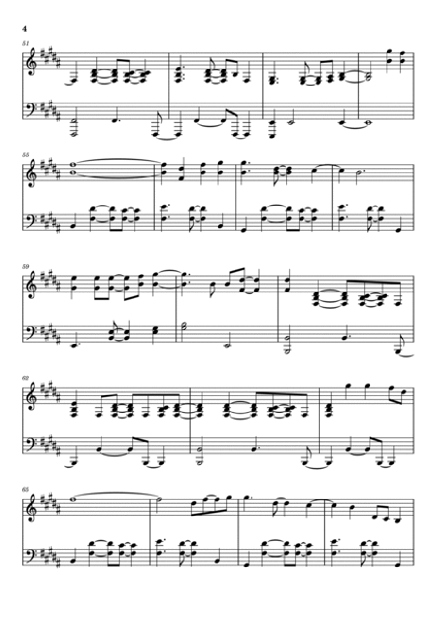 Faithfully Piano Solo scores gallery preview page 4