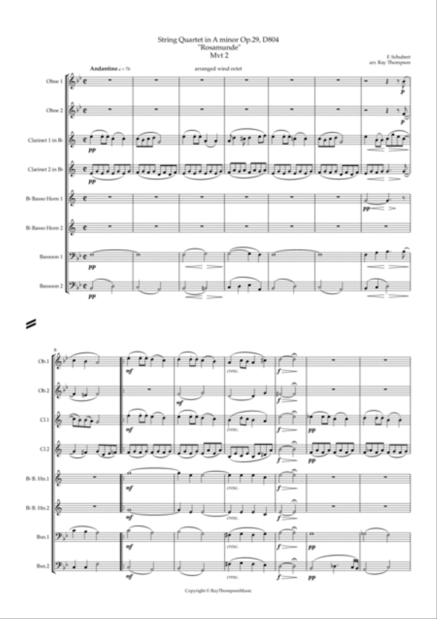 Schubert: String Quartet in A minor Op.29, 