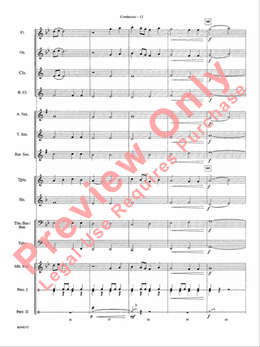 The Rings of Saturn Concert Band scores gallery preview page 15